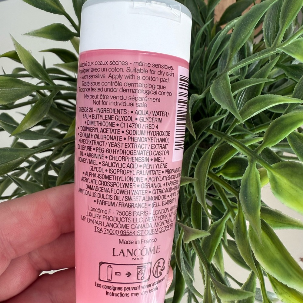 Full size NEW lancome Tonique Confort Hydrating facial toner.